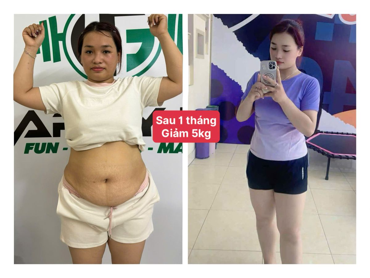 Học viên nữ HFIT giảm 5kg sau một tháng